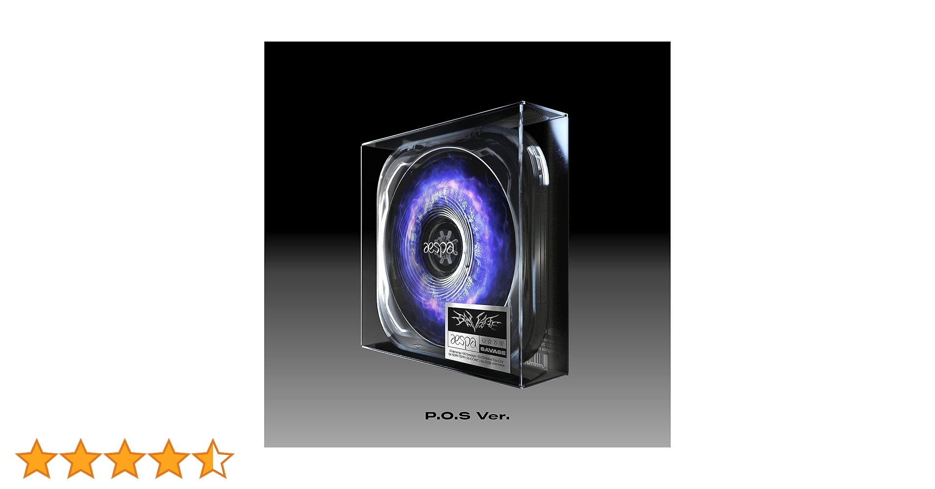 Amazon.co.jp: aespa 1st ミニアルバム - Savage (P.O.S Version